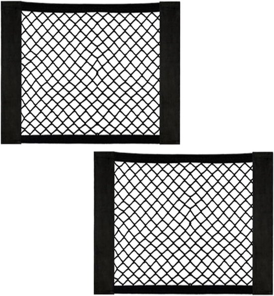 2-teiliges Autogepäcknetz Universelles Kofferraumnetz Elastisches Schutznetz Für Den Kofferraum Nylon-aufbewahrungsnetz 30 X 25 Cm Passend Für
