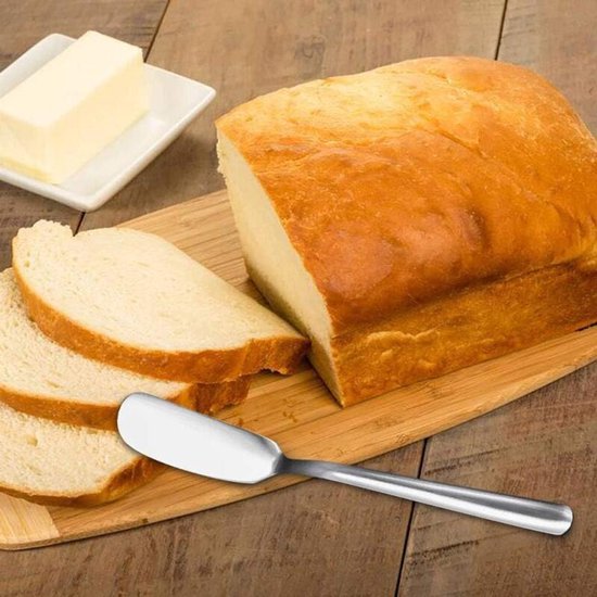Käsemesser Buttermesser Teigspatel Marmeladenmesser Sandwichmesser Mit Langem Griff Und Extra Dicker Klinge Klassisches Edelstahl Messerset Zum S