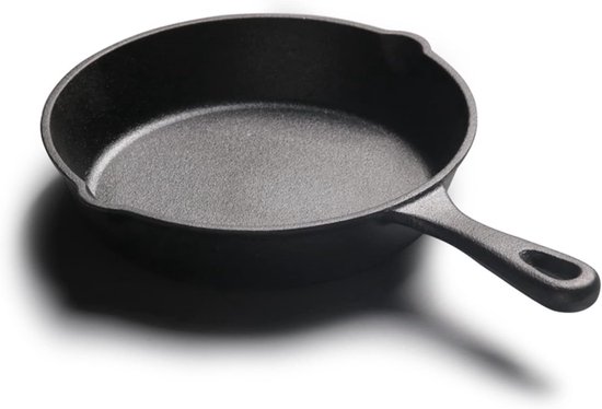 Antihaft-bratpfanne, 20 Cm Flache Gusseisenpfanne, Runde Kochutensilien, Kochtopf, Backblech, Herdplattenpfanne, Lagerfeuer