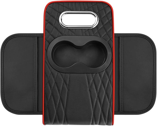 Mittelkonsolenkissen Fürs Auto, Multifunktionales Mittelkonsolenkissen, Armlehne, Sitzerhöhung Mit Getränkehalter, Taschentuchbox Für Limousinen