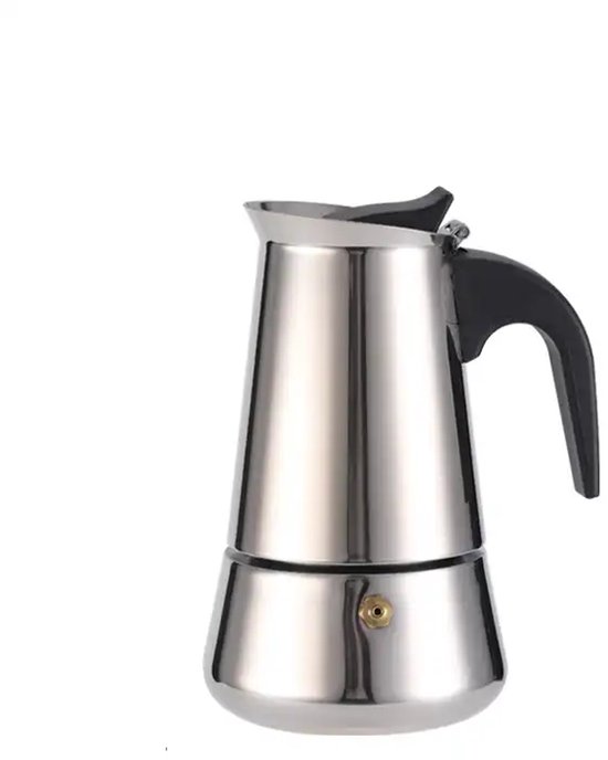 Moka-kanne Mit Einem Fassungsvermögen Von 6 Tassen, Aus Edelstahl, Geeignet Für Italienischen Und Kubanischen Moka-kaffee.