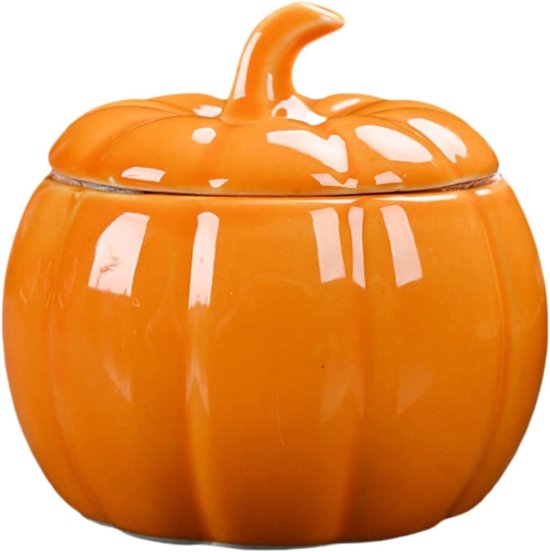 Kleiner Keramik-kürbistopf Kürbisförmige Vorratsgläser Mit Deckel Kürbisförmige Süßigkeitenschale Für Halloween Luftdichter Behälter Für Zu