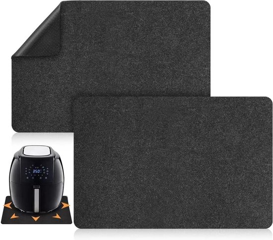 2 Stück Hitzebeständige Unterlage Für Airfryer Hitzebeständige Arbeitsplattenunterlage Unterlage Für Kaffeemaschinen Schutzunterlage Für Backöfen
