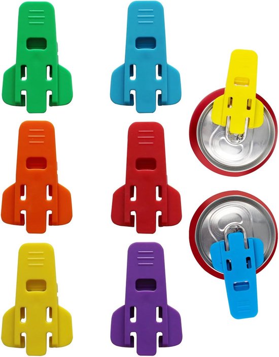 6 Teiliger Manueller Dosenöffner Dosenöffner Mit Durchgehendem Zugring Deckelschutz Für Getränkedosen Für Softdrinks, Cola, Bier Und Limonaden Ro