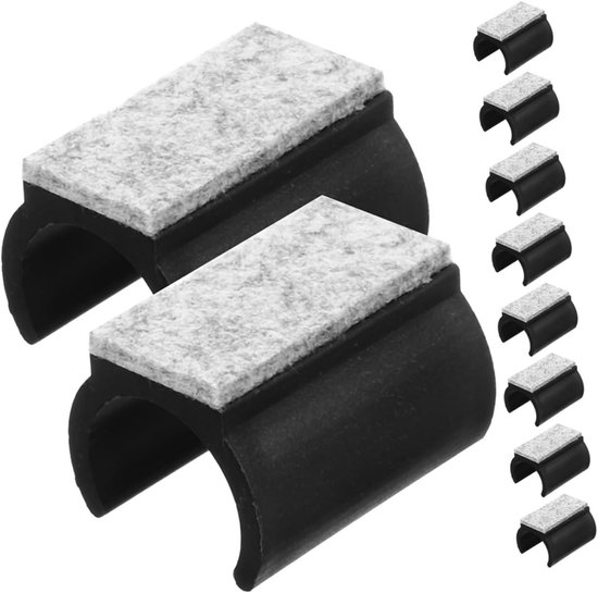 10 Stück U Förmige Filzgleiter Für Möbelbeine Schalldämpfende Anti Rutsch Pads Für Hartholzböden, Schaukelstühle Und Schlittenstühle