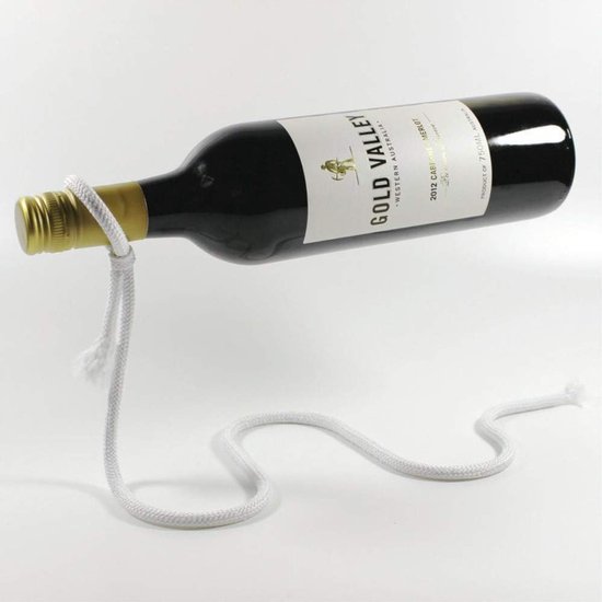 Schwebender Weinflaschenhalter Aus Seil Weinregal Mit Schwebender Illusion Originelles Geschenk Für Küche Und Wohnaccessoires (schwebendes Seil)