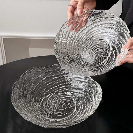 Runde Schüsseln Aus Gehärtetem Glas, 20,3 Cm (8 Zoll) Durchmesser, Zum Mischen Von Salaten Oder Müsli, 2 Teiliges Set