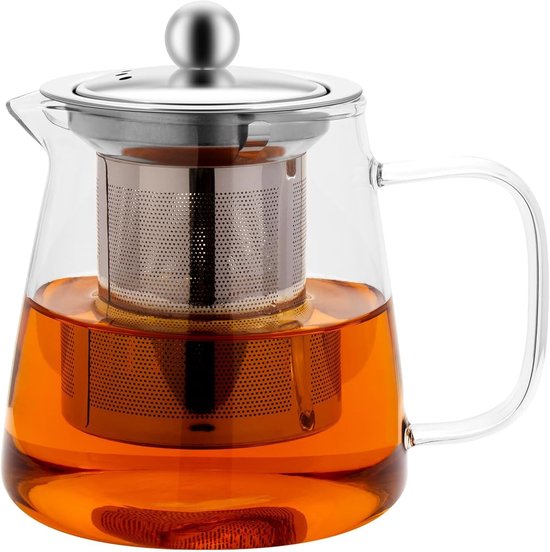 Teekanne Aus Borosilikatglas 950 Ml Sicher Und Langlebig Mikrowellengeeignet