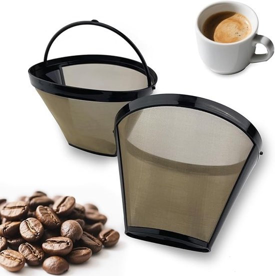 Wiederverwendbarer Kaffeefilter Aus Edelstahl Für 8-12 Tassen