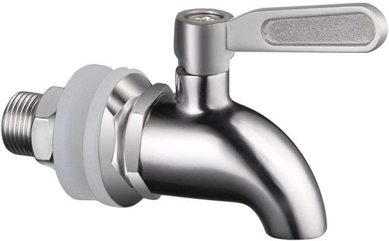 Ersatzhahn Aus Edelstahl 304 Für Getränkefässer, Für Wein, Bier Und Saft, Für Heimbrauen Und Gastronomie (16 Mm)