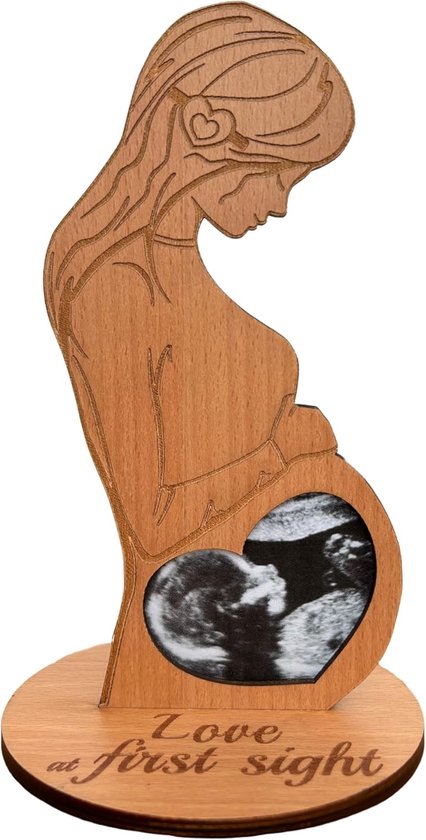 Ultraschall-fotorahmen Aus Holz – Geschenk Für Werdende Mütter Und Schwangerschaftsgeschenk