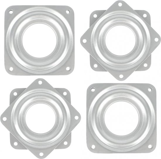 Drehteller Drehteller 4er Pack Drehtellerlager Drehteller Mit Lager Für Serviertabletts/küchenregale/basteltische/drehteller Aus Verzinktem Stahl