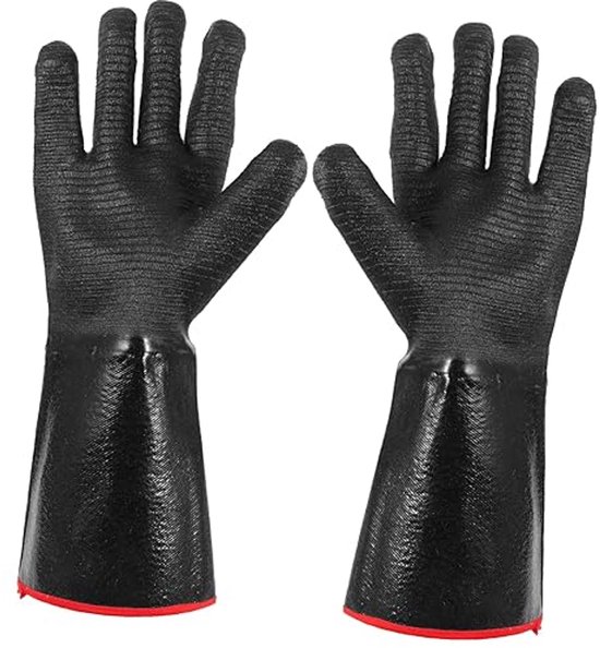 Hitzebeständiger, Wasserdichter Handschutz Für Küche Und Grill – Ölabweisend, Einzigartiges Fünf-finger-design, Komfortabel
