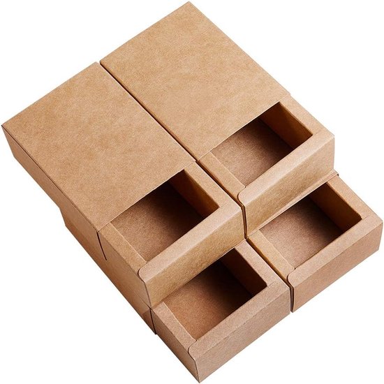 Kraftpapierbox Geschenkverpackung 12 8 X 10 8 X 4 2 Cm Festliche Geschenkverpackung Geeignet Für Seife Schmuck Und Süßigkeiten 20 Stück Pro 12,8