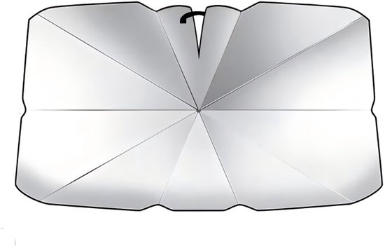 Sonnenschutz Für Die Windschutzscheibe (regenschirmmodell) – Passend Für Die Meisten Fahrzeuge – Faltbarer Sonnenschutz – Uv-schutz – 125 X 65 Cm