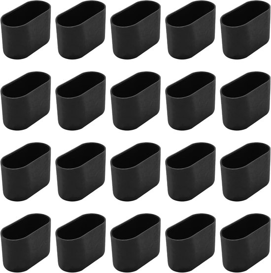 Flexible Stuhlbeinschoner 40 X 20 Mm Verdickte, Rutschfeste Pvc Stuhlbeinschoner Kratzfestes Filzmaterial Schutzhüllen Für Stuhlbeine Bodenschutz