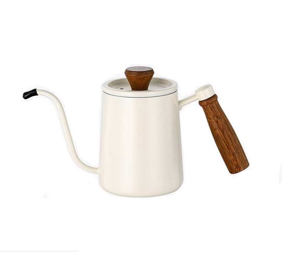 Kaffeekanne Teekanne Filterkaffeekessel Mit Schwanenhals Kessel Mit Schwanenhals 600 Ml Tropfkessel Für Kaffee Und Tee, Kompatibel Mit Allen Wärm