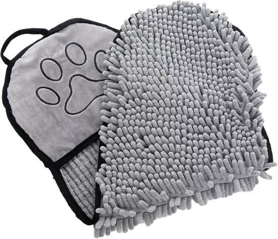 Hundehandtuch Haustierhandtuch Saugfähig 52 X 22 Cm Super Saugfähig Und Schnelltrocknend Haustierhandtuch Badehandtuch Weich Und Leicht Grau
