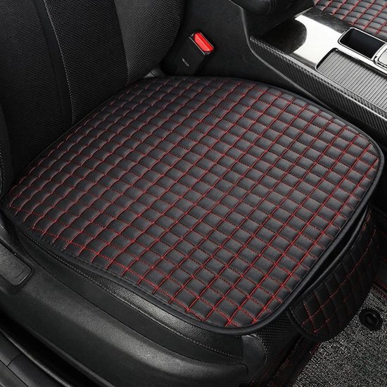 Autositzkissen 2er-set Universelle Sitzbezüge Vordersitze Autositzschutz Sitzkissen Kratzfest Autositzbezug Rutschfeste Unterseite Pu-leder Und Blau