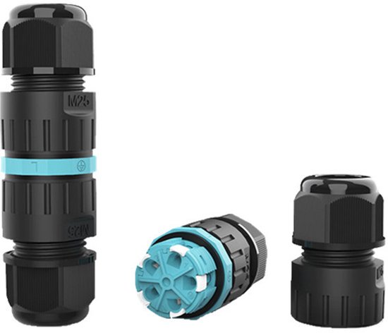 4x Kabelverbinder Wasserdichter Kabelverbinder Schutzart Ip68 Anschlussdose Für Kabel Von 5 Bis 9 Mm Kabelverbindung Ohne Löten Ce-kennzeichnung 3