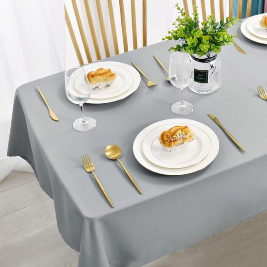 Abwaschbare, Schmutzabweisende Tischdecke 4xl 140 X 220 Cm Rechteckige, Wasserdichte Tischdecke Für Restaurants, Gärten, Partys, Hochzeiten Oder
