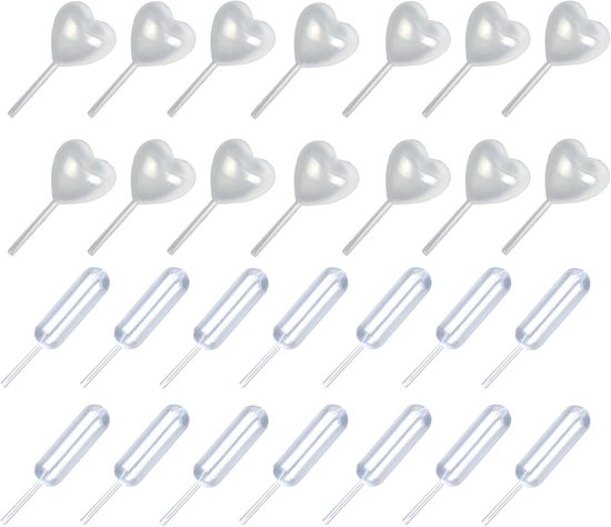 100 Kunststoffpipetten Herzförmig Und Länglich 4 Ml Pipette Lebensmittelpipette Tropfpipette Pipette Backpipette Zum Dekorieren Von Schokolade