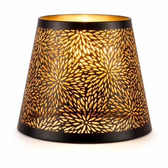 Dailygoods Dailygoody Kleiner Lampenschirm Metalllampenschirm E26/e27 Waldbaum Design Goldfarben Dekorativer Lampenschirm Für Tisch Und Deckenlam