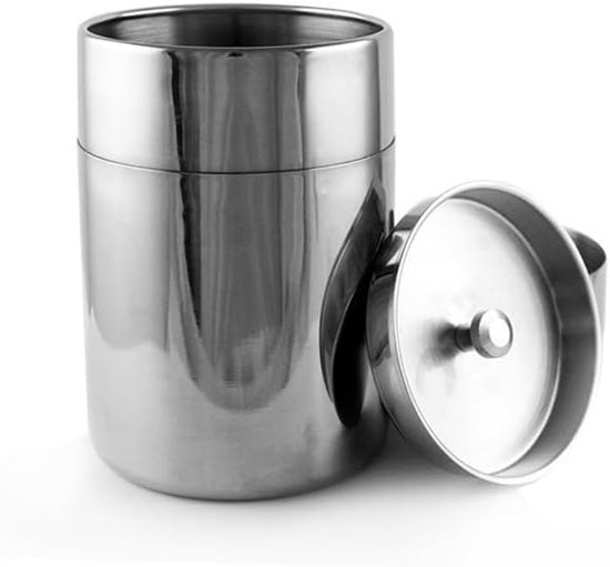 Verschließbares Vorratsglas Aus Edelstahl, Teedose Aus Edelstahl, Kaffeedose, Zuckerdose, Dose Für Losen Tee, Behälter Zur Aufbewahrung Von Tee,