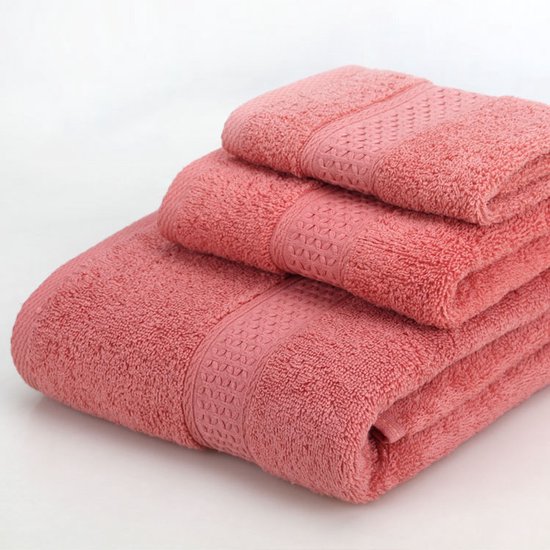 Handtuchset (2 Quadratische Handtücher + 2 Normale Handtücher + 2 Badetücher) 100 % Baumwolle Geschenkidee Für Erwachsene Besonders Saugfähig, Fü