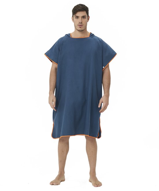Surfponcho, Für Damen, Herren, Erwachsene Und Jugendliche, Ultraleichter Und Schnelltrocknender Badeponcho, Mikrofaser Handtuchponcho, Auch Als U