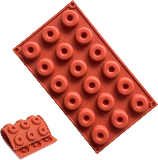 Mini-donutform Zum Backen Von Runden Keksen Und Kuchen – 18 Mulden, Donut-backform, Backen Sie Ihre Eigenen Köstlichen Leckereien