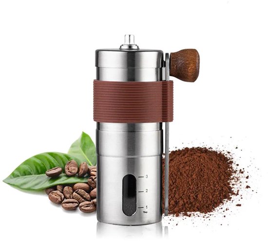 Manuelle Kaffeemaschine Tragbares Mahlwerk Kaffeemühle Aus Edelstahl Für Drinnen Und Draußen Hochwertige Qualität Kompakt Und Tragbar