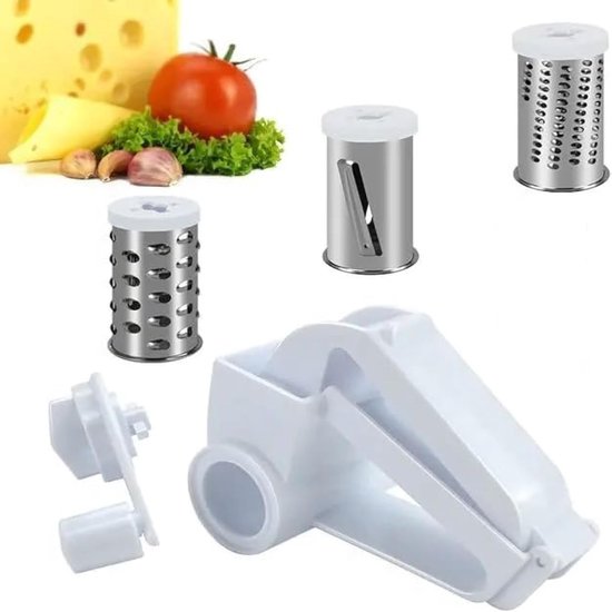 Kompakte Käsereibe Und -mühle Mit Griff Zum Einfachen Reiben Von Hartkäse, Klinge Aus Edelstahl, Ideal Zum Kochen Und Servieren
