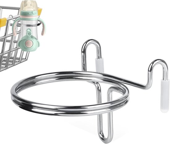 Einkaufswagen-becherhalter Tragbarer Flaschenhalter Getränkeorganizer Mit Doppelring 8 X 4 9 Cm Multifunktionaler Getränkeständer Für Kaffeetasse