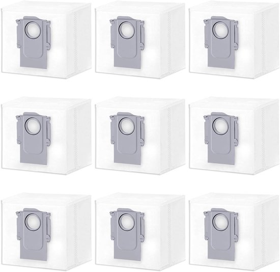 Kompatibel Mit 9 Staubsaugerbeuteln, Für Roborock S8+, S8 Pro Ultra, S7 Pro Ultra, S7 Max Ultra, S7 Max Ultra, Q8 Max+, Q7+, Q7 Max+, Q5+, Q5 Pro
