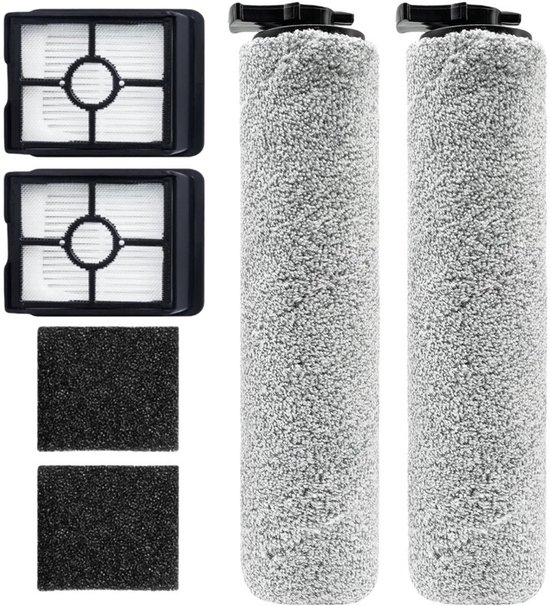 4-teiliges Zubehörset – Passend Für Bissell Crosswave Hf3 / 3598z / 3649a Akku-nass-/trockensauger – 2 Bürstenwalzen + 2 Hepa-filter