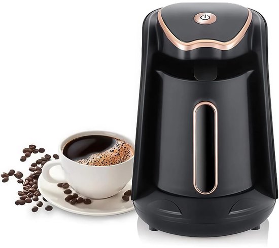 Elektrische Türkische Kaffeemaschine, 600 Watt, 300 Ml Fassungsvermögen Für 4 Tassen, Mit Überlaufschutz Und Trockengehschutz.