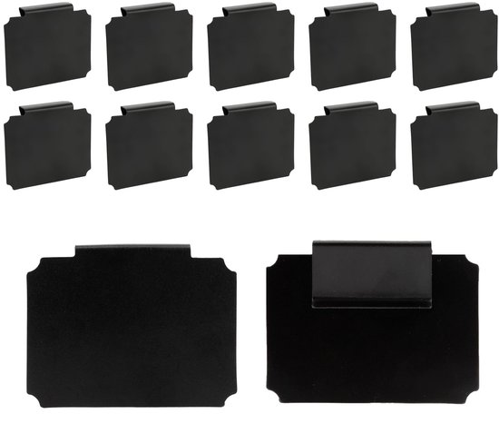 12 Teiliges Set Etikettenhalter Für Aufbewahrungskörbe Beschreibbare Etikettenhalter Für Küche, Speisekammer, Waschküche, Kleiderschrank, Badezim