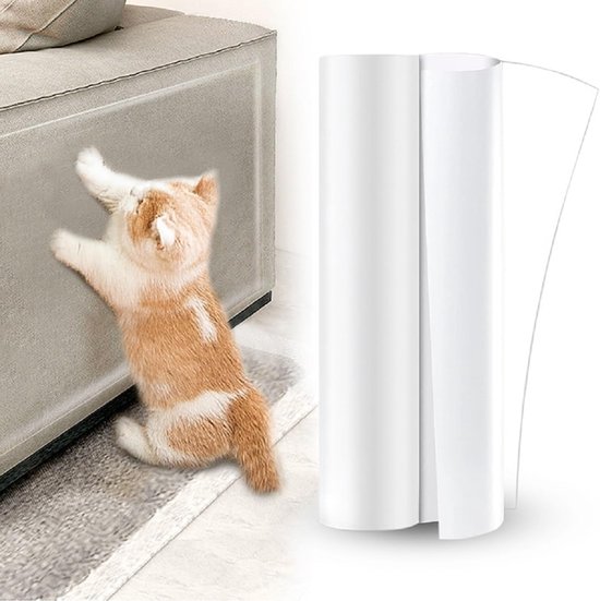 Möbelschutz Gegen Katzenkratzen, Einseitig Klebender Sofaschutz Für Katzen, Flexibler Eckenschutz Für Unter Die Katzenkrallen, Kratzabweisendes K