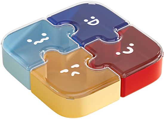 Wiederverwendbare Snackbox Tablett Aufbewahrungsbox Mit Deckel Auslaufsicherer Lebensmittelbehälter Für Nussdesserts Obst Schokolade Kekse Für