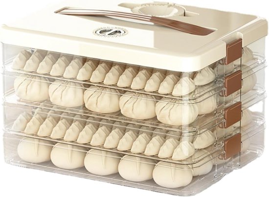 Ravioli-box Mit Mehrschichtigem Design Großes Fassungsvermögen Küchenutensilien Transparente Aufbewahrungsbox Aus Kunststoff Für Ravioli Für Und