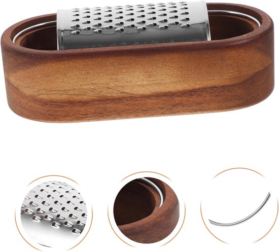 Käsereibe Aus Edelstahl, Hölzerne Handreibe, Käsereibe Im Karton, Küchenutensilien, Käsereibe, Käsewerkzeuge