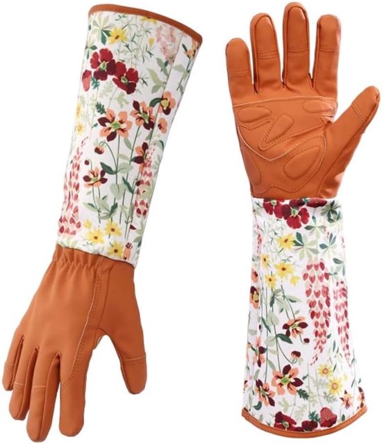 Dornenschutz Gartenhandschuhe Serie Lange Rosenhandschuhe Farbenfrohes Design Unisex Größe Zum Schneiden Und Gärtnern