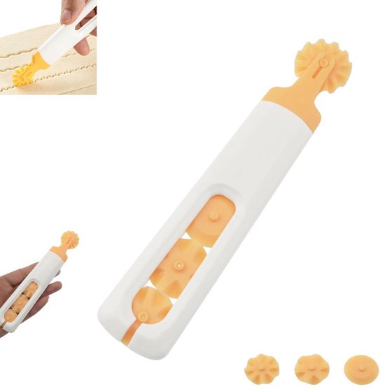 1 Stück Formmesser Pizzamesser Krustenmesser Pizzaschneider Pizzamesser Pizzaroller Scharfe Scheibe Spülmaschinenfest Kann Für Kekse, Kuchen, Tei