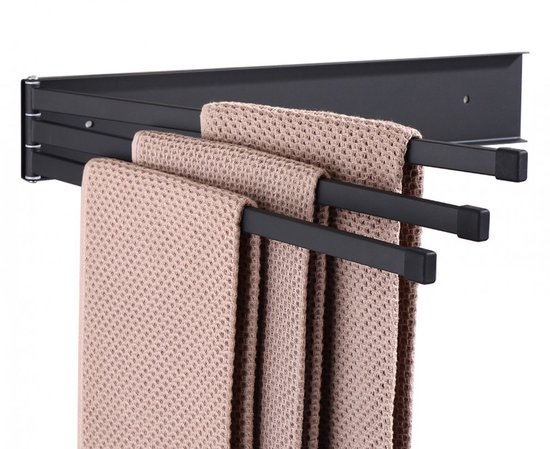 3 Armiger Handtuchhalter 41 Cm Badezimmer Handtuchhalter Handtuchhalterung Schwenkbar Wandmontage Edelstahl