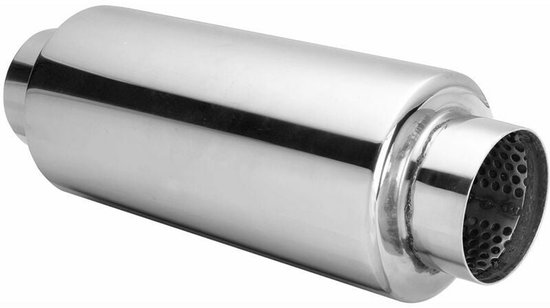 Für 1x Universal Schalldämpfer Aus Edelstahl 304, 2,5 Zoll Innendurchmesser, 2,5 Zoll Auspuff