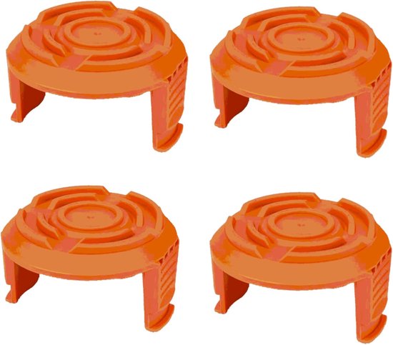 Spulenschutzabdeckung - 4 Stück - Passend Für Worx 20v Wg157e.9 / Wg163e / Wg163e.9 / Wg173e.9 Freischneider Und Trimmer (4 Abdeckungen)