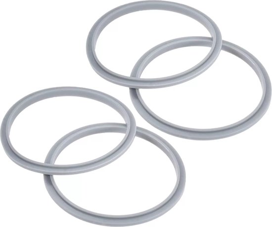 4 Stück Dichtungsringe, Dichtungsringe, Ersatzgummiringe, Dichtungsteile Für Nutribullet Mixer Der Serie 900 (600 W Und 900 W)