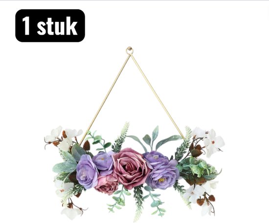Stück Hüte Dekorative Zweige Trockenblumensträuße Fertiges Wanddekorationsset Wanddekoration Mit Trockenblumen Und Zweigen Für Wohn Oder Schlafzi