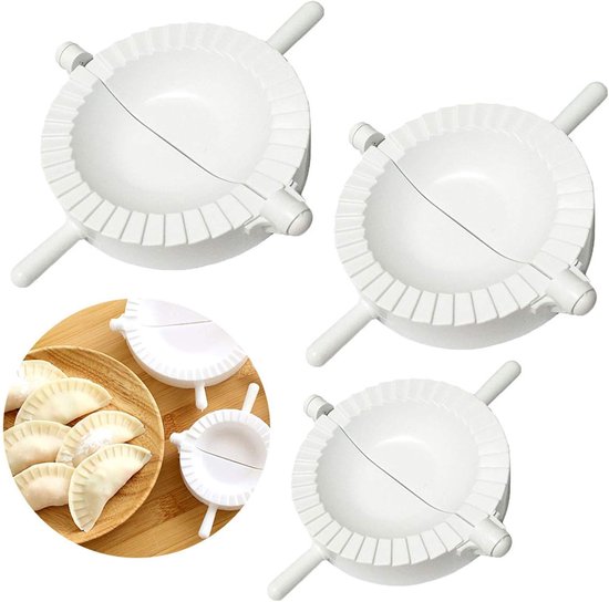 3-teiliges Ravioli Und Teigtaschen-pressset Mit Manueller Fleisch-pierogi-presse Teigpresse Teigausstecher Werkzeugzubehör Für Die Heimische